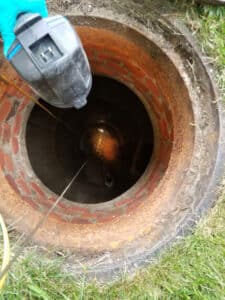 Inspecting A Drain Pipe With A Camera