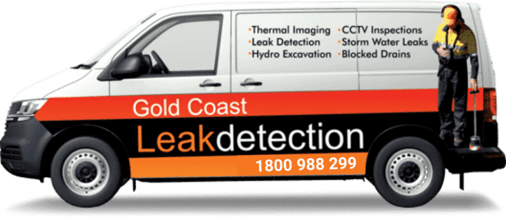 TRANSPARENT leak detection Van with 1800 988 299